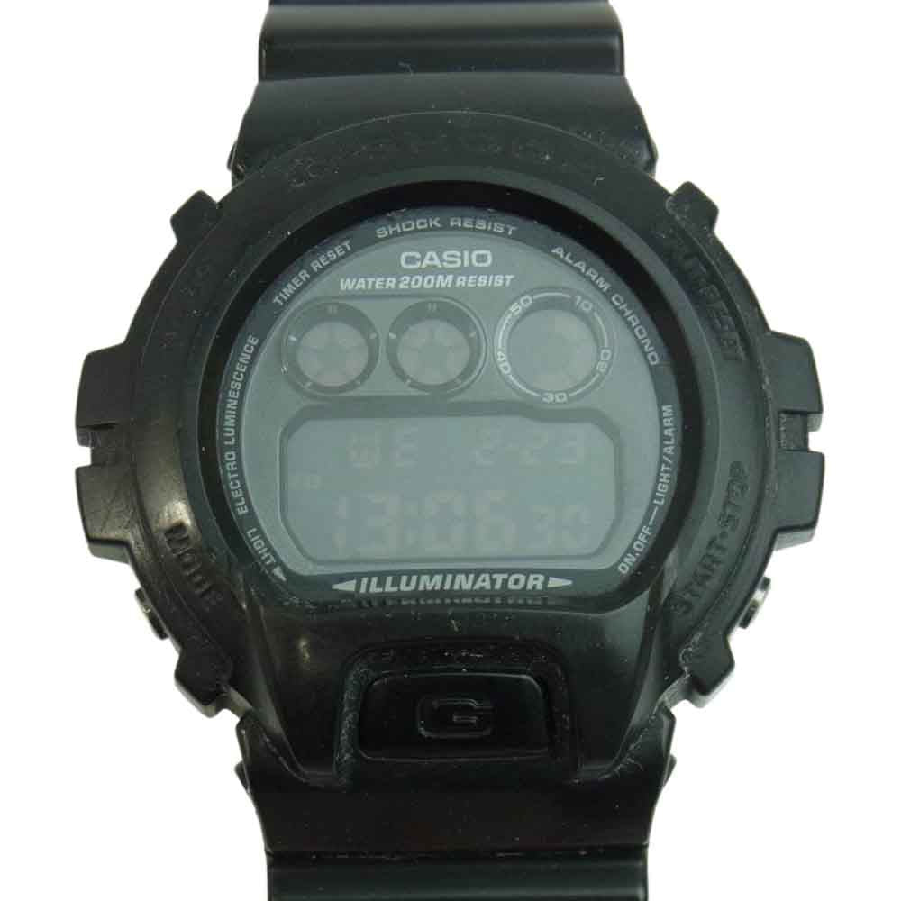 G-SHOCK ジーショック DW-069 稼働品 デジタル クォーツ 三つ目 腕時計 ブラック系【中古】