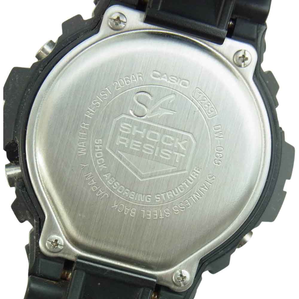 G-SHOCK ジーショック DW-069 稼働品 デジタル クォーツ 三つ目 腕時計 ブラック系【中古】