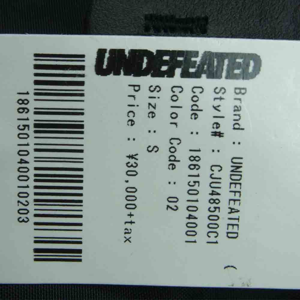 UNDEFEATED アンディフィーテッド CJU48500C1 ALPHA アルファ NYLON M-65 FISHTAIL JACKET ナイロン フィッシュ テイル モッズ コート ジャケット ブラック系 S【新古品】【未使用】【中古】
