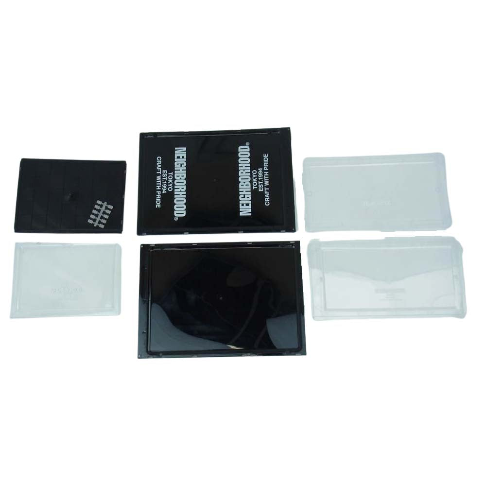 NEIGHBORHOOD ネイバーフッド 221MYNH-AC02S CI / P-SNEAKER STORAGE スニーカー コンテナ ボックス ブラック ブラック系【新古品】【未使用】【中古】