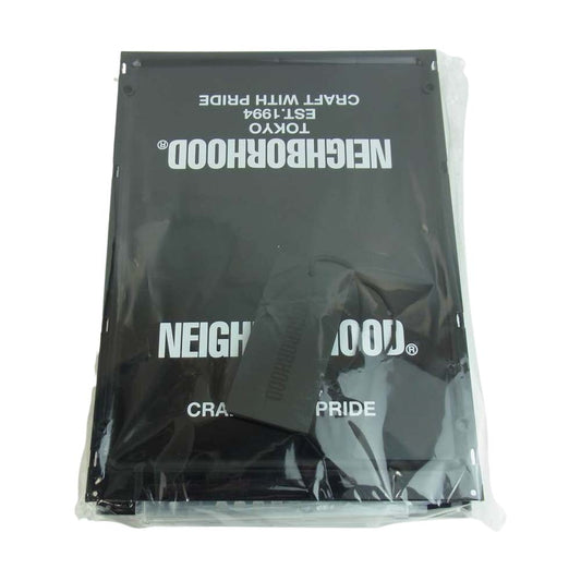NEIGHBORHOOD ネイバーフッド 221MYNH-AC02S CI / P-SNEAKER STORAGE スニーカー コンテナ ボックス ブラック ブラック系【新古品】【未使用】【中古】
