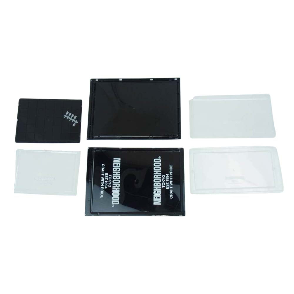 NEIGHBORHOOD ネイバーフッド 221MYNH-AC02S CI / P-SNEAKER STORAGE スニーカー コンテナ ボックス ブラック ブラック系【新古品】【未使用】【中古】