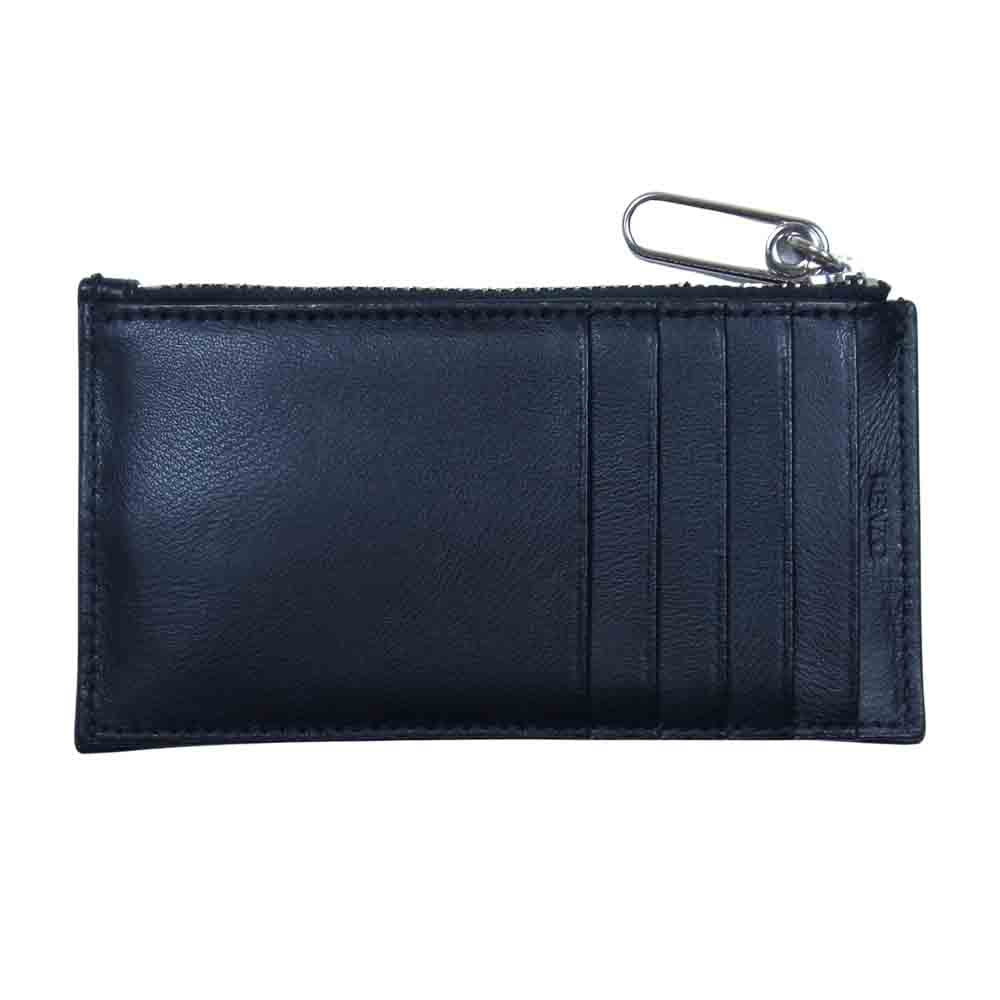 KENZO ケンゾー ロゴ カードケース コインケース ブラック系【中古】