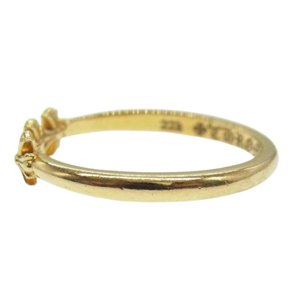 CHROME HEARTS クロムハーツ（原本無） 22K BBBLGM 3CH PLS バブルガムリング 3CHプラスリング  ゴールド系 9号【中古】