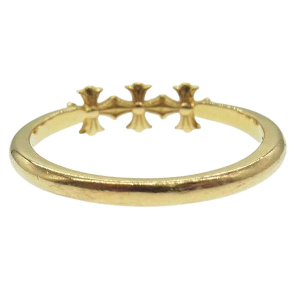 CHROME HEARTS クロムハーツ（原本無） 22K BBBLGM 3CH PLS バブルガムリング 3CHプラスリング  ゴールド系 9号【中古】