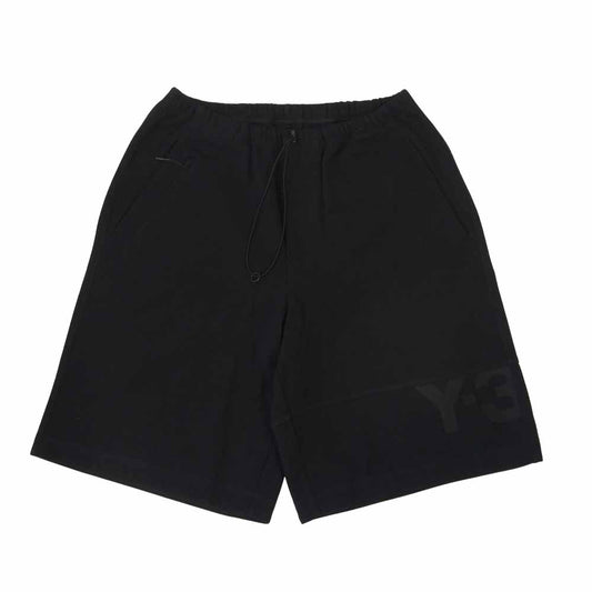 Yohji Yamamoto ヨウジヤマモト Y-3 ワイスリー 21SS GV4211 M CLASSIC HEAVY PIQUE SHORTS ヘビーピケ ショーツ ハーフパンツ ブラック系 S【美品】【中古】