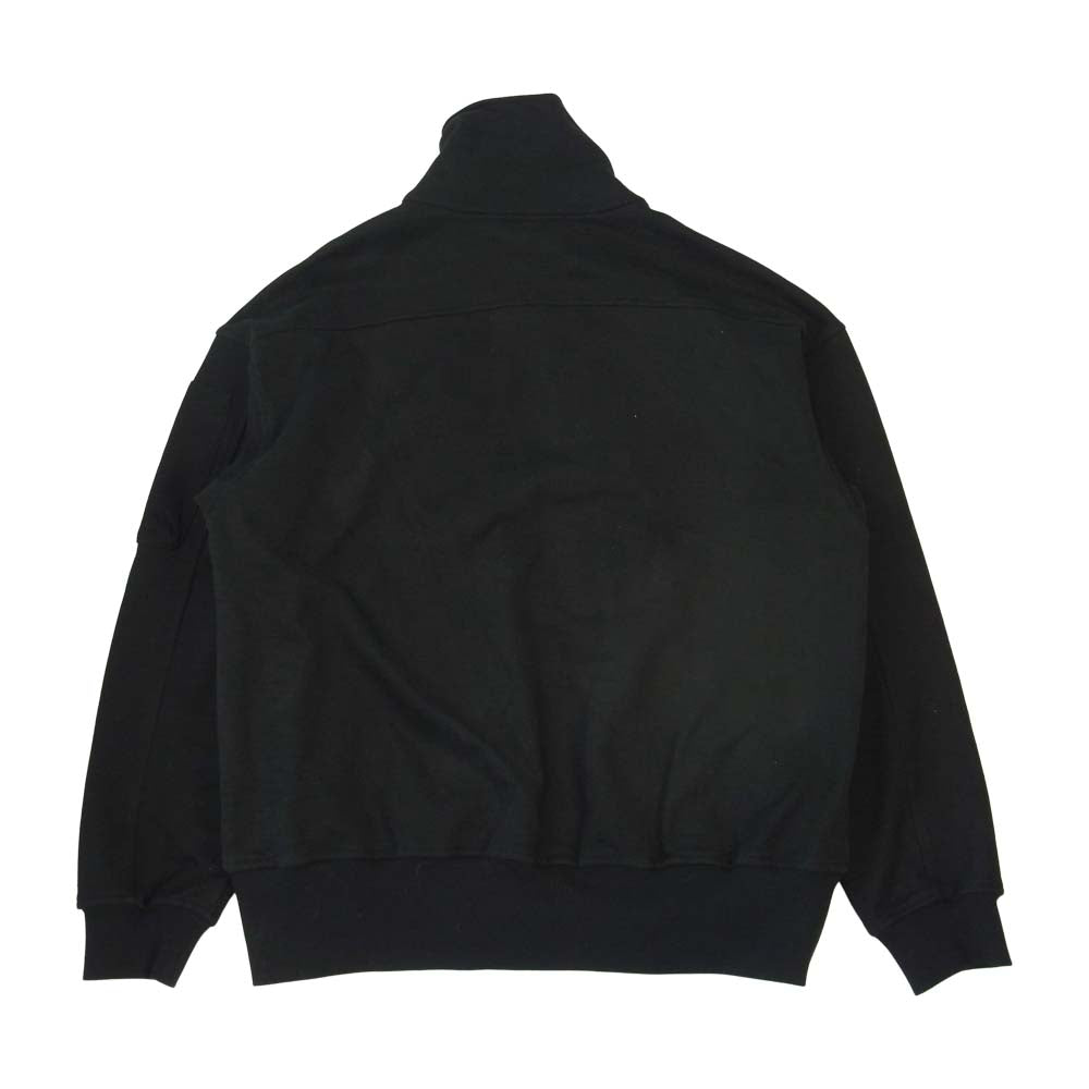 THE VIRIDI-ANNE ザ ヴィリジアン 21AW VI3413-01 Sweat Zip Up Blouson グラインダー加工 ハイネック スウェット ジップアップ ブルゾン  ブラック系 2【美品】【中古】