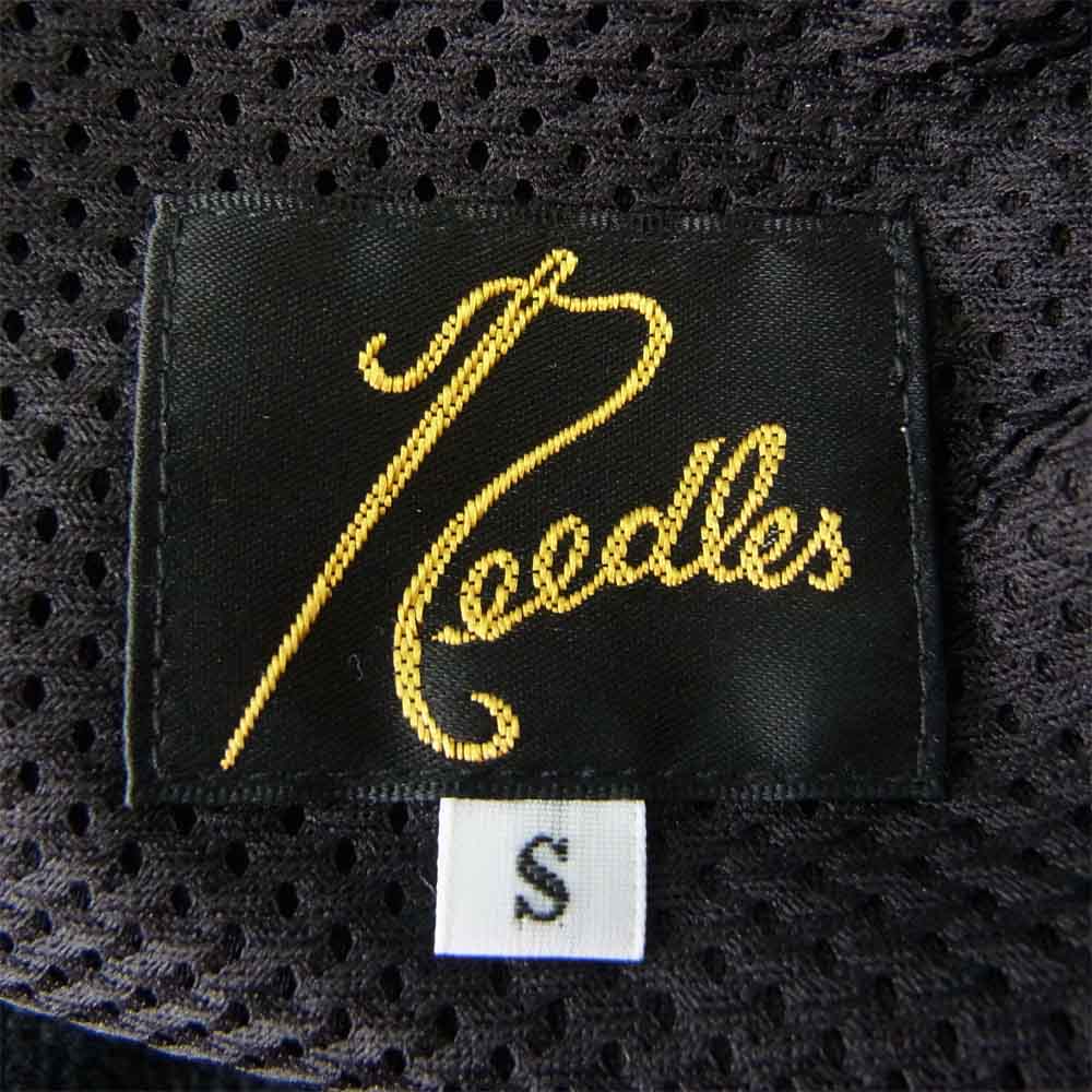 Needles ニードルス 21AW JO223 Zipped Track Pant - Poly Smooth 裾ジップ トラックパンツ ポリスムース ジャージ パンツ ブラック系 S【新古品】【未使用】【中古】