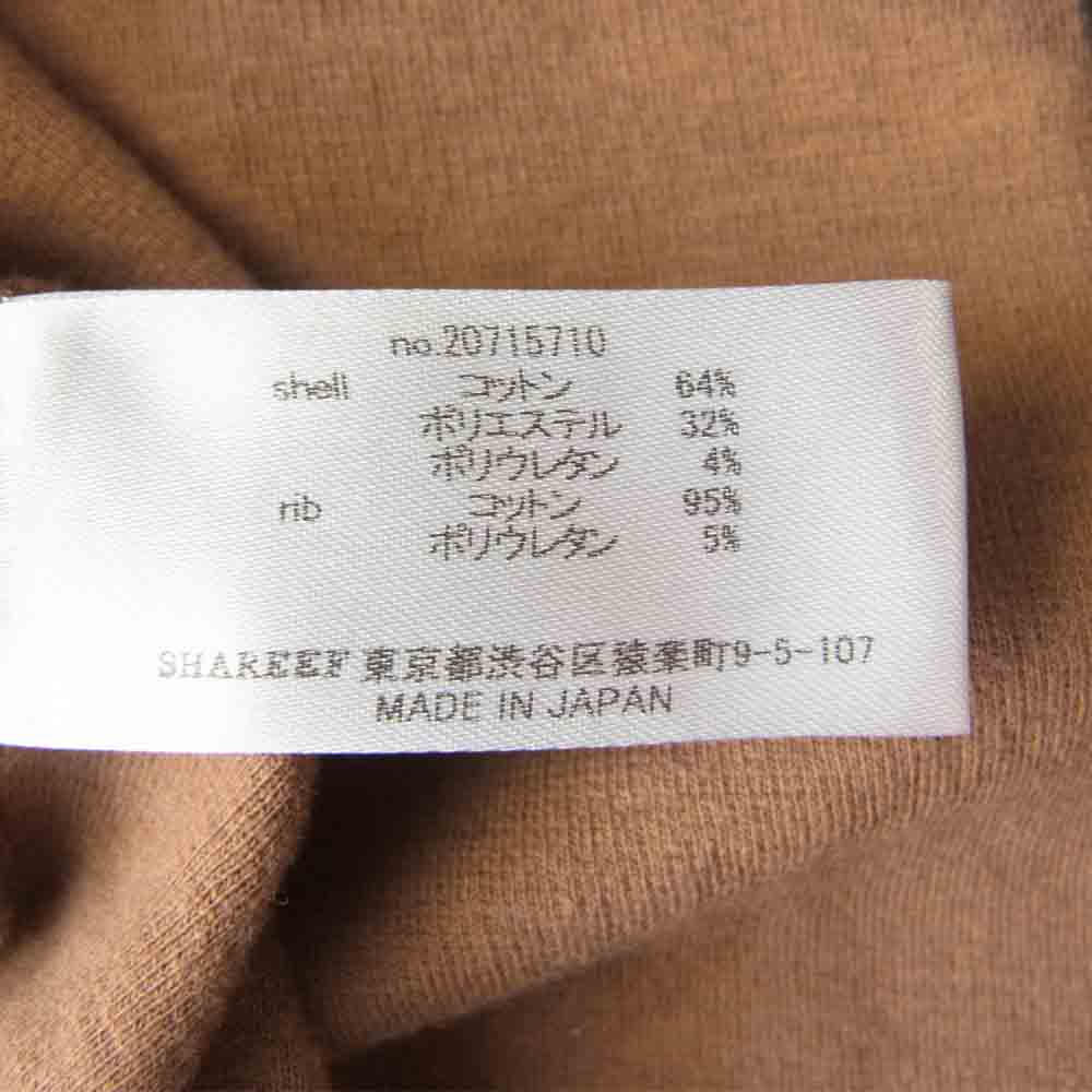 SHAREEF シャリーフ 20SS 20715710 CHAOS PAIX 総柄 クルーネック スウェット ブラウン系 2【中古】