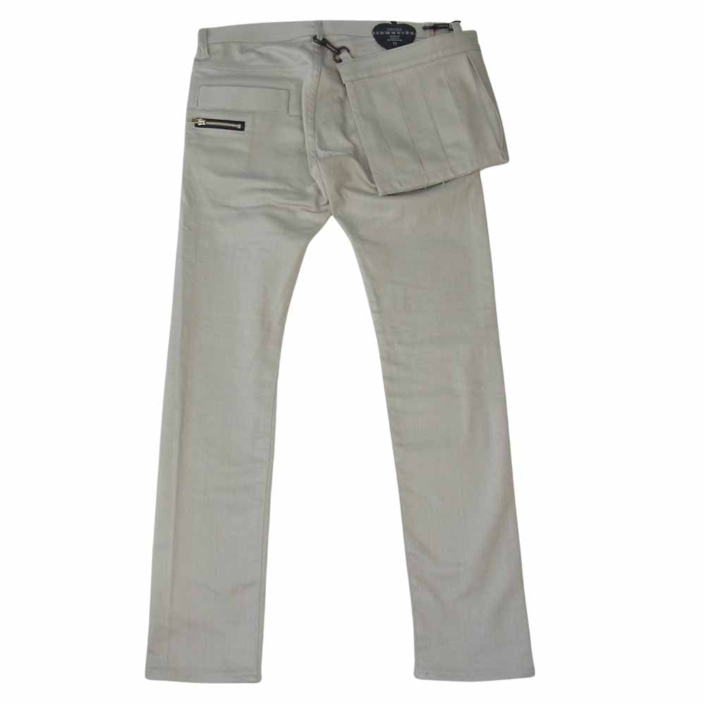 SHAREEF シャリーフ 21SS 21312008 APRON SKINNY PANTS エプロン スキニー パンツ グレー系 2【中古】
