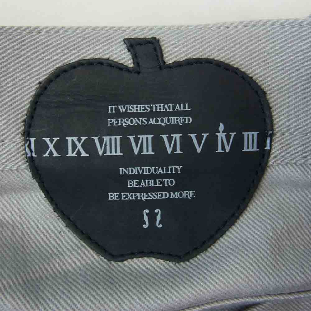 SHAREEF シャリーフ 21SS 21312008 APRON SKINNY PANTS エプロン スキニー パンツ グレー系 2【中古】