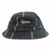 Supreme シュプリーム 20AW Logo Stripe Jacquard Denim Crusher Hat ロゴ ストライプ ジャガード デニム バケット クラッシャー ハット チャコール系 デニム【新古品】【未使用】【中古】