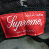 Supreme シュプリーム 20AW Logo Stripe Jacquard Denim Crusher Hat ロゴ ストライプ ジャガード デニム バケット クラッシャー ハット チャコール系 デニム【新古品】【未使用】【中古】