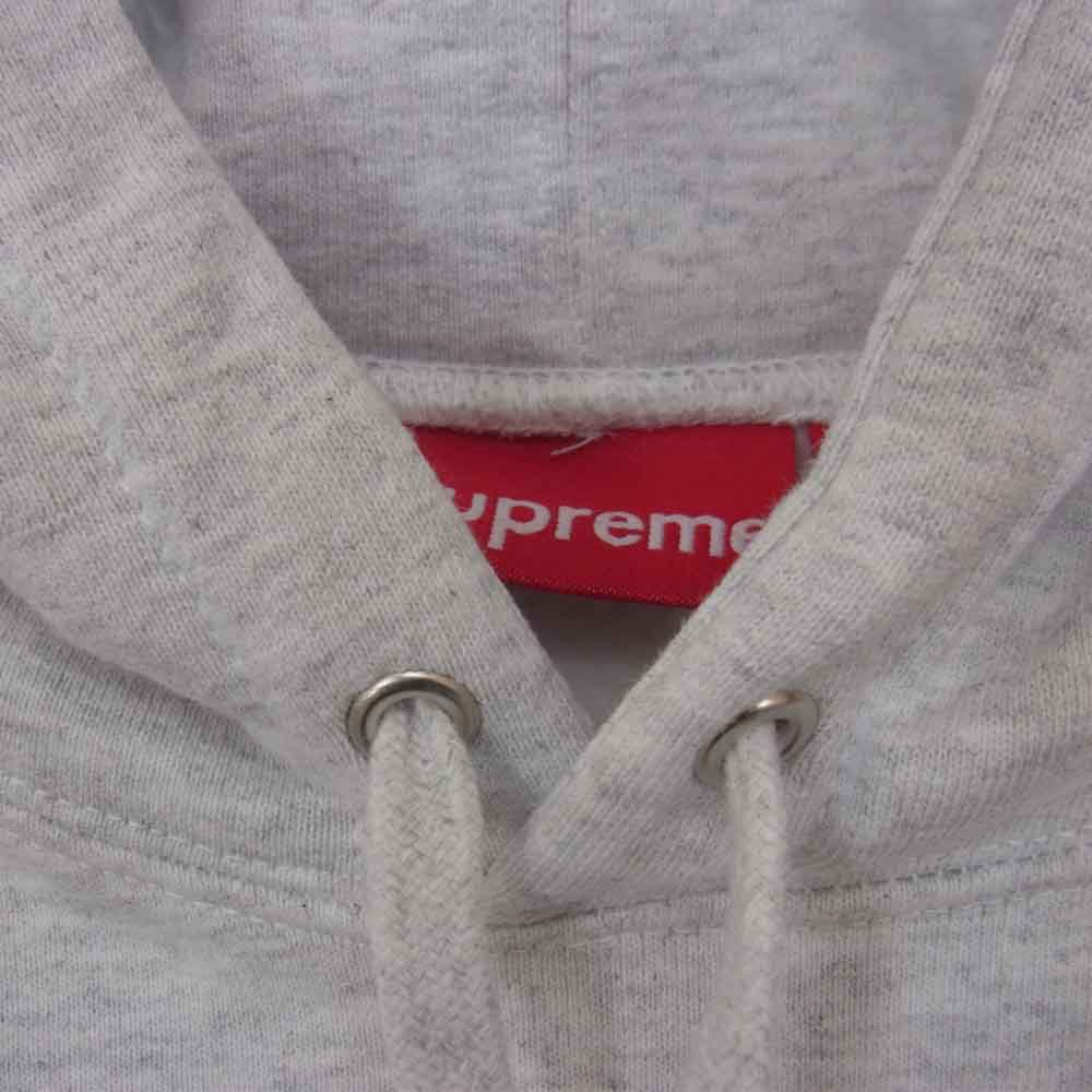 Supreme シュプリーム 20AW Pearl Hooded Sweatshirt パール フーデッド スウェットシャツ グレー系 M【極上美品】【中古】