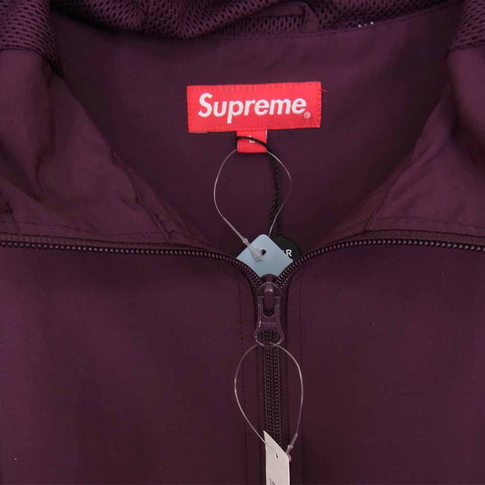 Supreme シュプリーム 21SS Reflective Zip Hooded Jacket リフレクティブ ジップ フーデッド ジャケット パープル系 L【極上美品】【中古】
