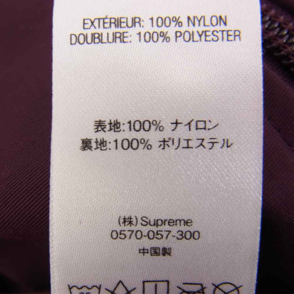 Supreme シュプリーム 21SS Reflective Zip Hooded Jacket リフレクティブ ジップ フーデッド ジャケット パープル系 L【極上美品】【中古】