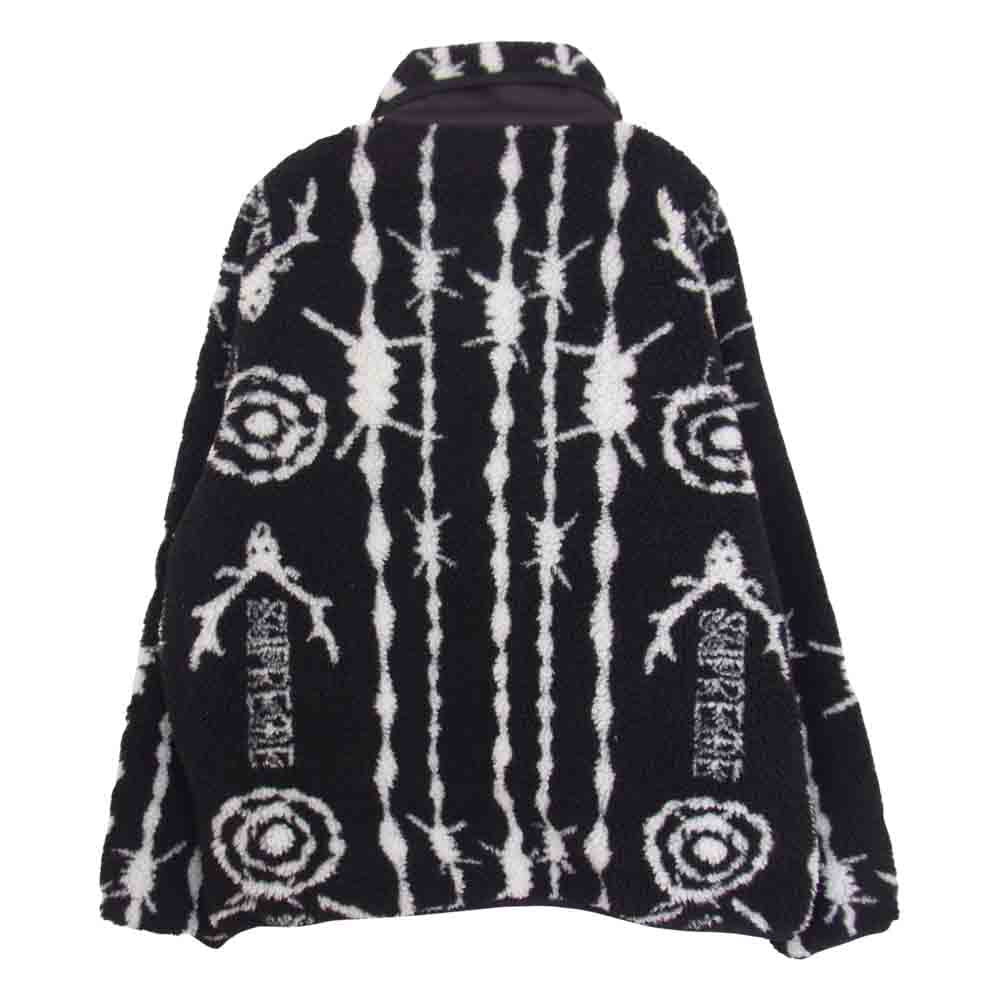 Supreme シュプリーム 21SS × SOUTH2WEST8 Fleece Jacket サウスツーウエストエイト フリース ジャケット ブラック系 S【極上美品】【中古】