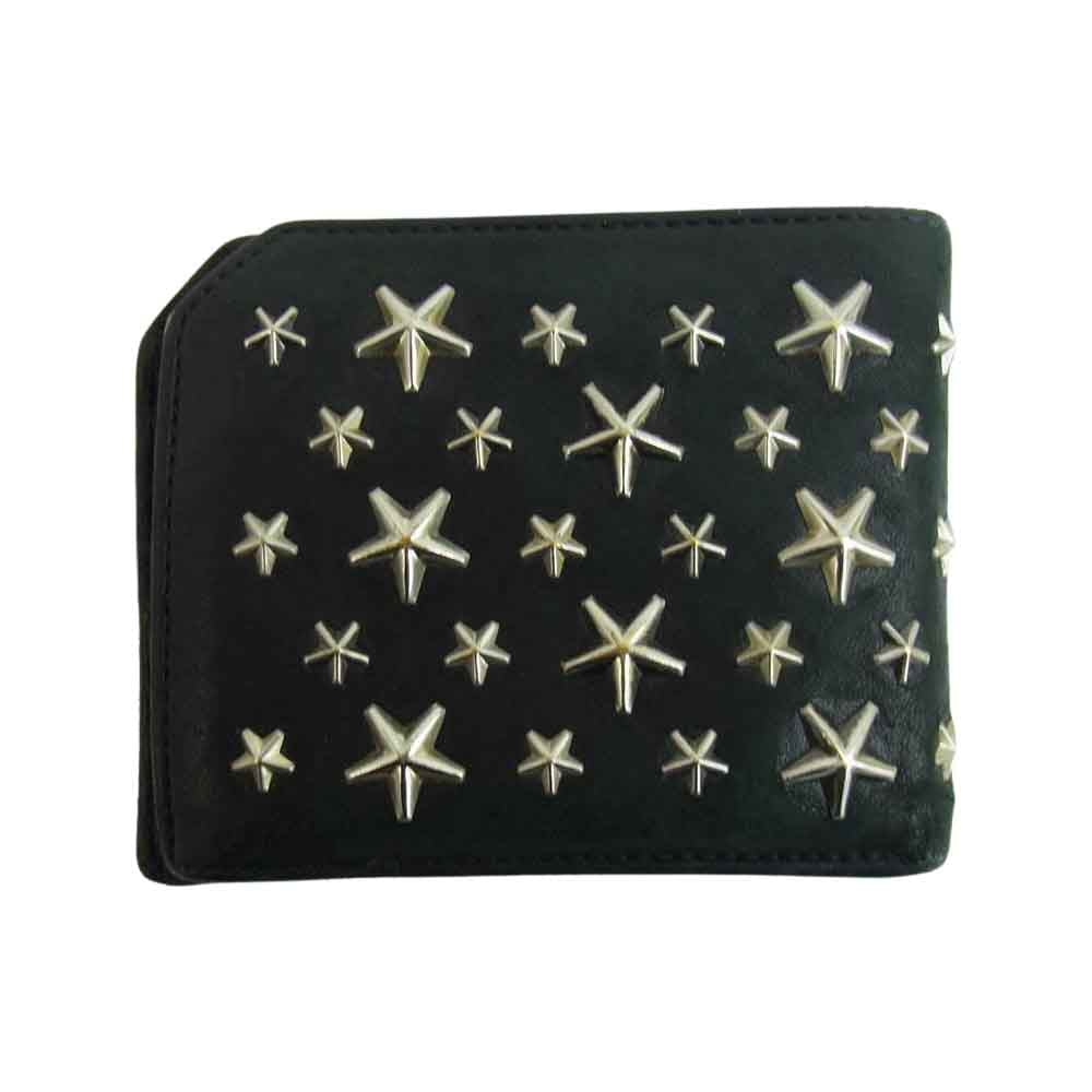 JIMMY CHOO ジミーチュウ スター スタッズ 2つ折り 財布 JIMMY CHOO ジミーチュウ スター スタッズ 2つ折り 財布