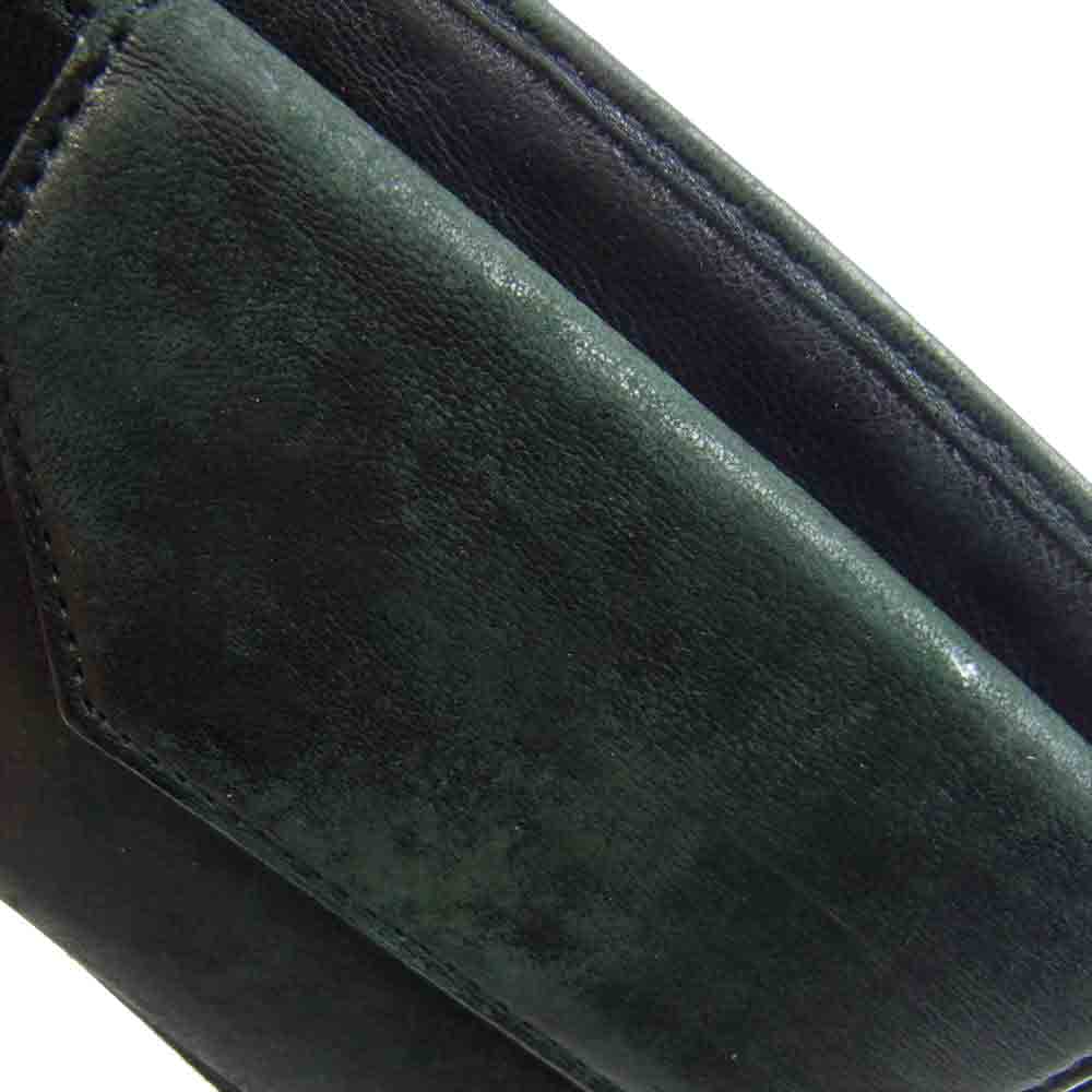 JIMMY CHOO ジミーチュウ スター スタッズ 2つ折り 財布 ブラック系【中古】