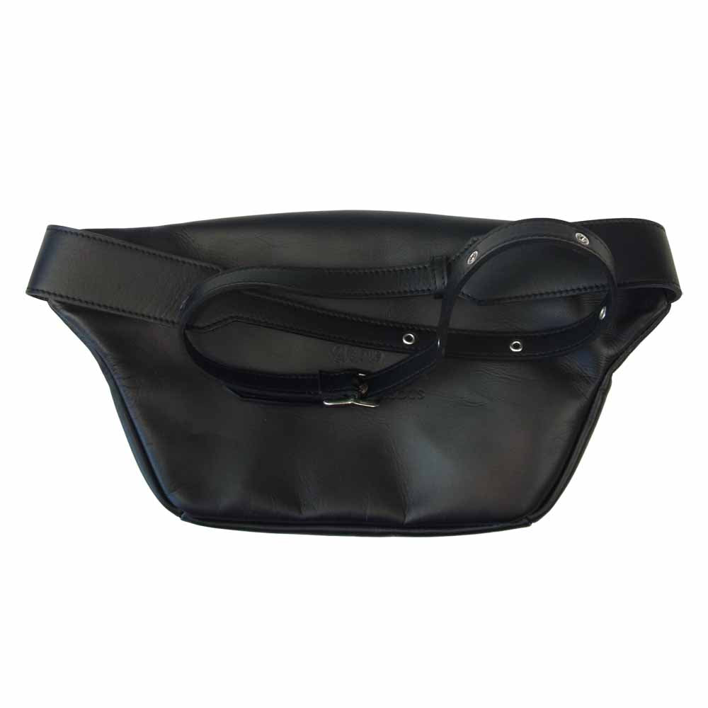 A&G エーアンドジー 10th Anniversary Leather belt bag 10周年 ブラック系【中古】
