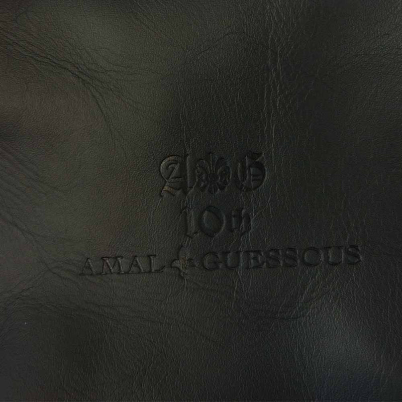 A&G エーアンドジー 10th Anniversary Leather belt bag 10周年 ブラック系【中古】