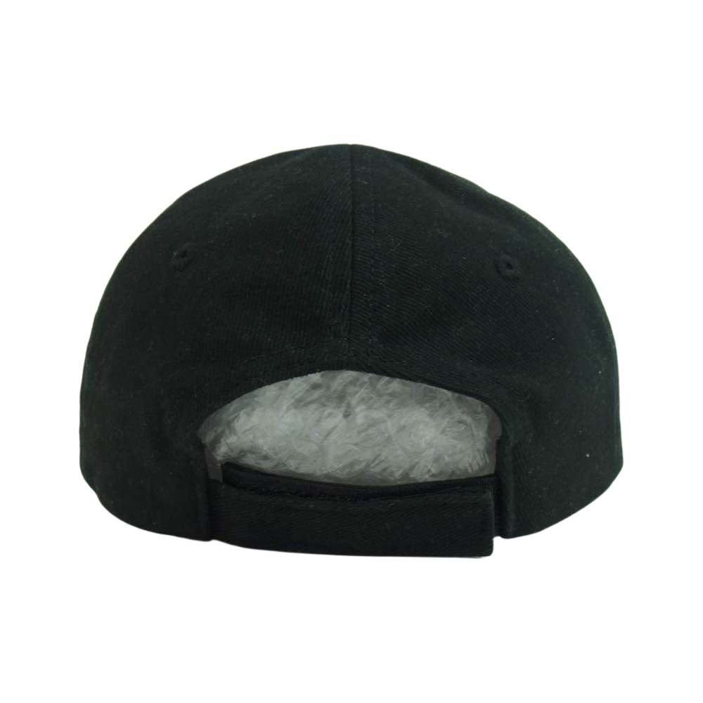 BALENCIAGA バレンシアガ 19AW 531588 310b2 1077 HAT LOGO VISOR ロゴ 刺繍 キャップ ブラック系 58【中古】