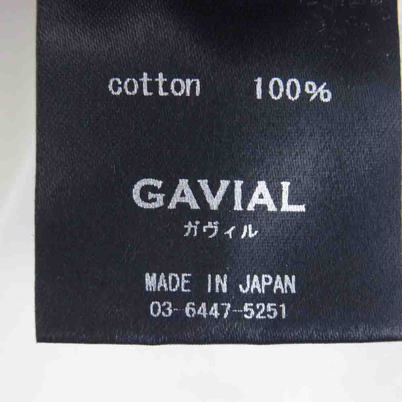 GAVIAL ガヴィル S/S Tee hug me ! ハグミー! 半袖 Tシャツ コットン 日本製 ホワイト系 M【中古】