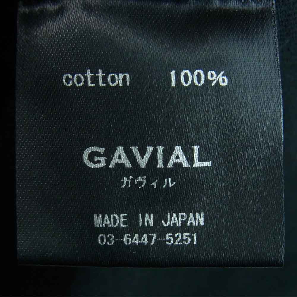 GAVIAL ガヴィル S/S Tee hug me ! ハグミー! 半袖 Tシャツ コットン 日本製 ブラック系 M【中古】