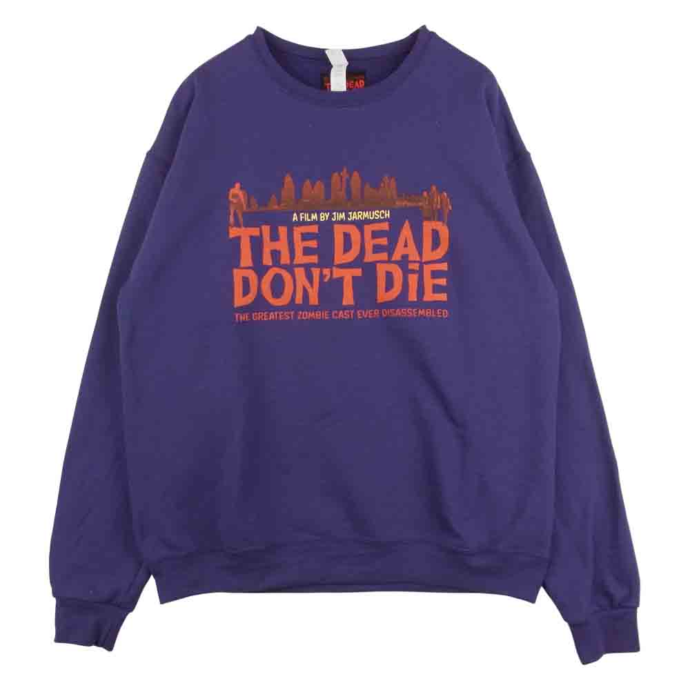WACKO MARIA ワコマリア 20AW THE DEAD DON’T DIE JIM JARMUSCH クルーネック プルオーバー 裏起毛 スウェット パープル系 M【中古】