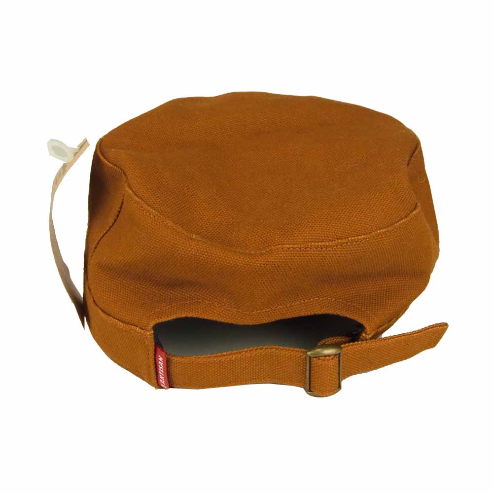 STUDIO D’ARTISAN ステュディオダルチザン 7222 キャンバス ワーク キャップ ブラウン系 F【新古品】【未使用】【中古】