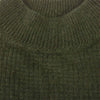schott ショット SLIT MOCNECK KNIT スリット モックネック ニット カーキ系 L【中古】