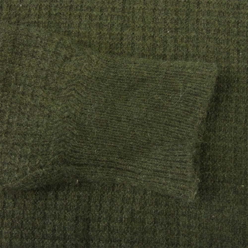 schott ショット SLIT MOCNECK KNIT スリット モックネック ニット カーキ系 L【中古】