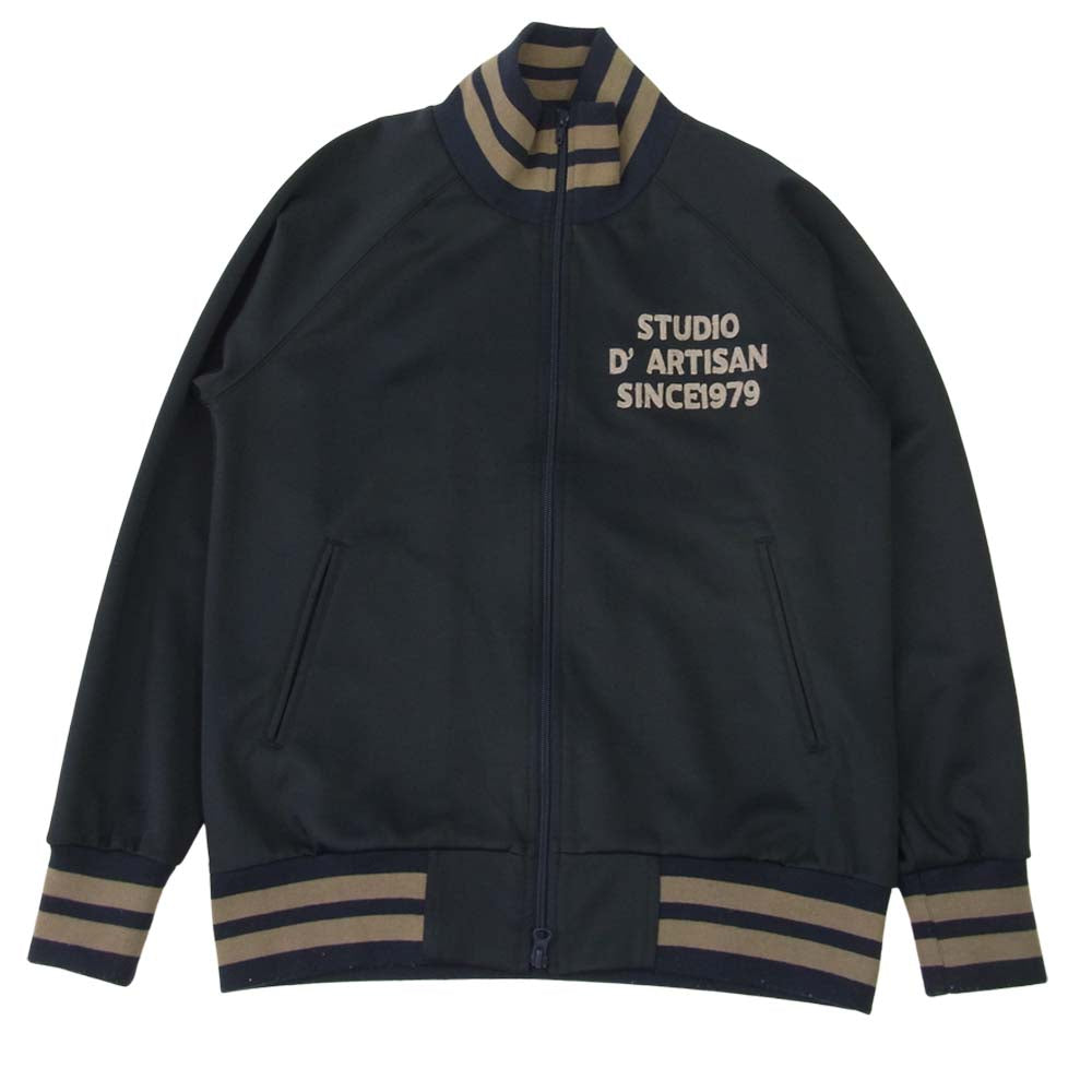 STUDIO D’ARTISAN ステュディオダルチザン 9828 TRUCK JACKET FLASHER トラック ジャケット ジャージー ネイビー系 M【中古】