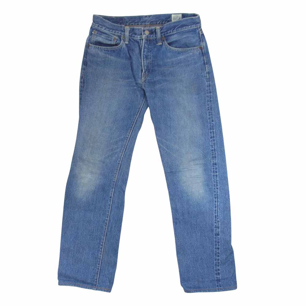 orSlow オアスロウ 5ポケット ジップフライ セルビッジ ストレート デニムパンツ インディゴブルー系 2【中古】