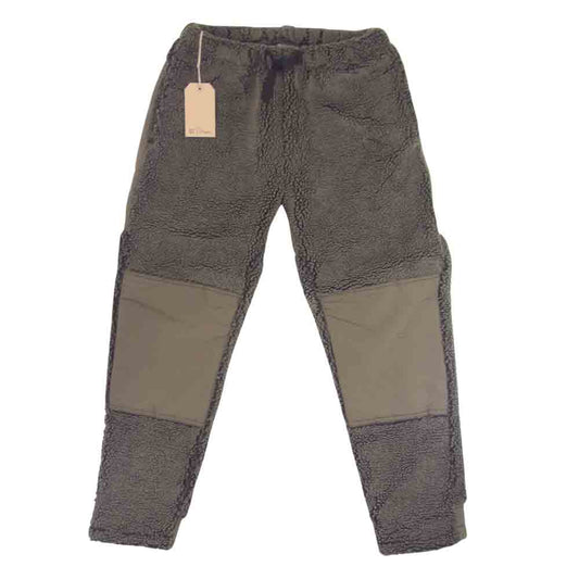 orSlow オアスロウ 03-1002-F76 NEW YORKER BOA FLEECE ARMY GREEN 異素材切替 フリース アーミー パンツ カーキ系 XS【新古品】【未使用】【中古】