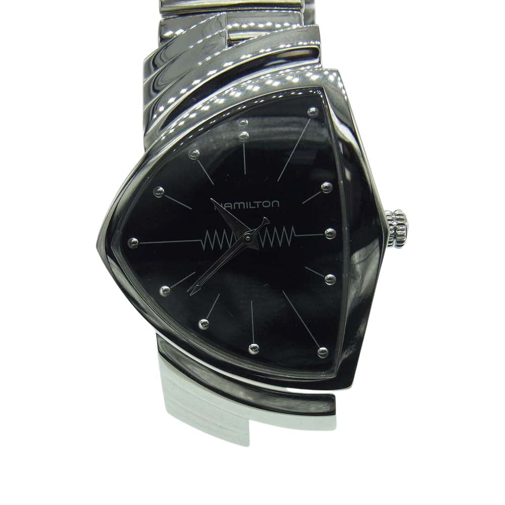 HAMILTON ハミルトン H24411732 ベンチュラ クオーツ 腕時計 ウォッチ シルバー系【中古】