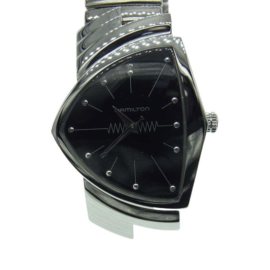 HAMILTON ハミルトン H24411732 ベンチュラ クオーツ 腕時計 ウォッチ シルバー系【中古】