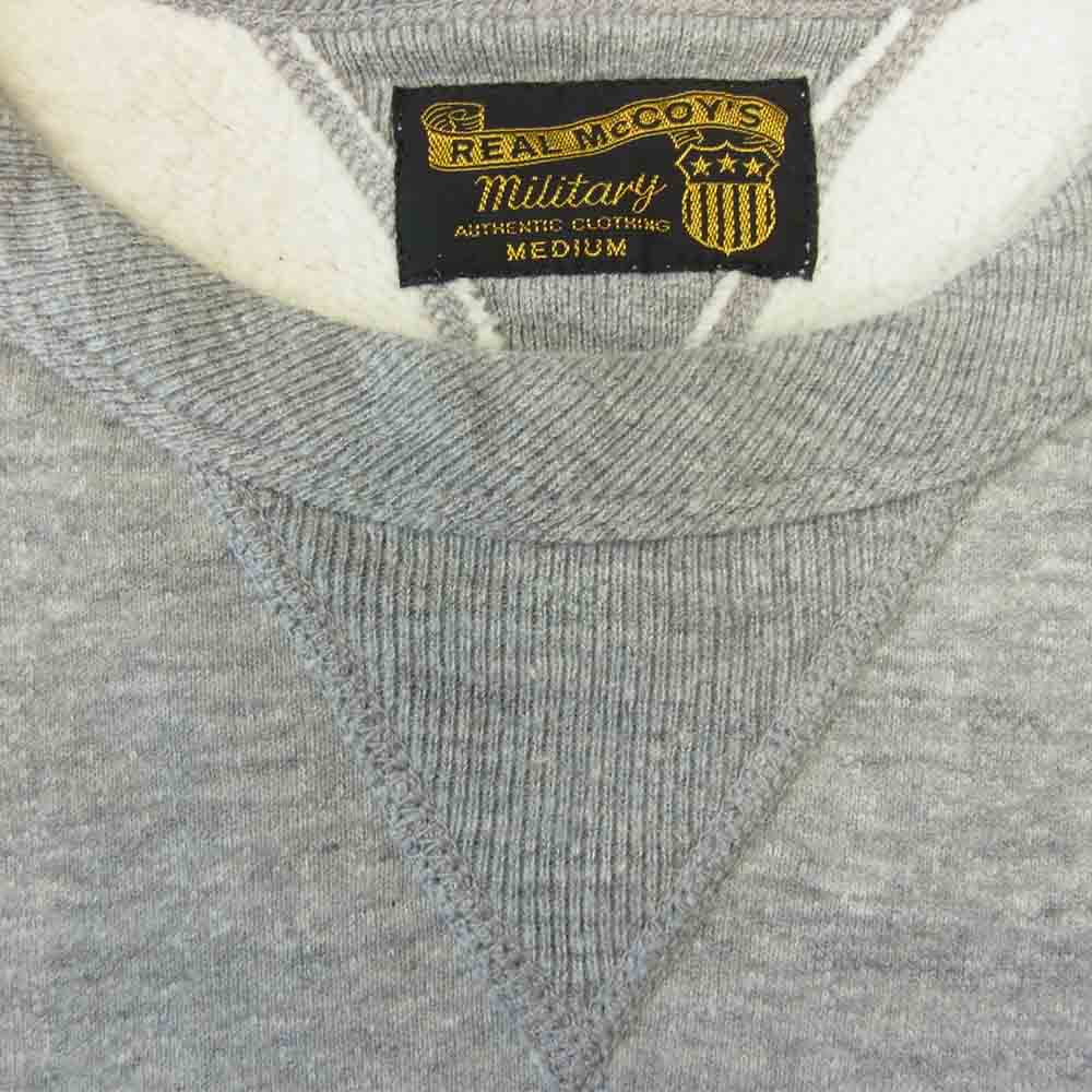 The REAL McCOY'S ザリアルマッコイズ ARMY AIR FORCE 両V スウェット グレー系 M【中古】