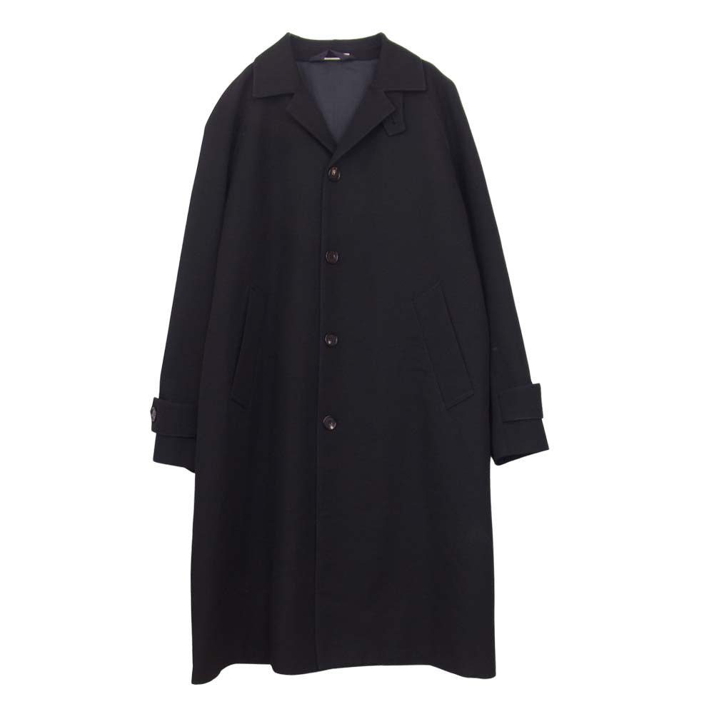 MARNI マルニ マルニジャパンタグ 19AW TUMU0040A0 Chester Long Coat バックプリーツ チェスター ロング コート ブラック系 46【中古】