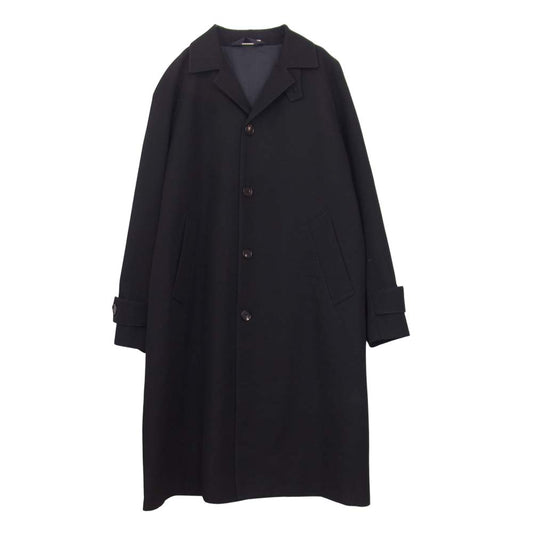 MARNI マルニ マルニジャパンタグ 19AW TUMU0040A0 Chester Long Coat バックプリーツ チェスター ロング コート ブラック系 46【中古】