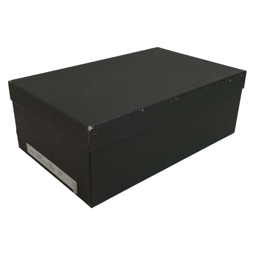 ダブルエイチ 20AW ITWH-0001 SHEEP LEATHER RUBBER プレーントゥ スエード シューズ スニーカー ブラック系 39【新古品】【未使用】【中古】