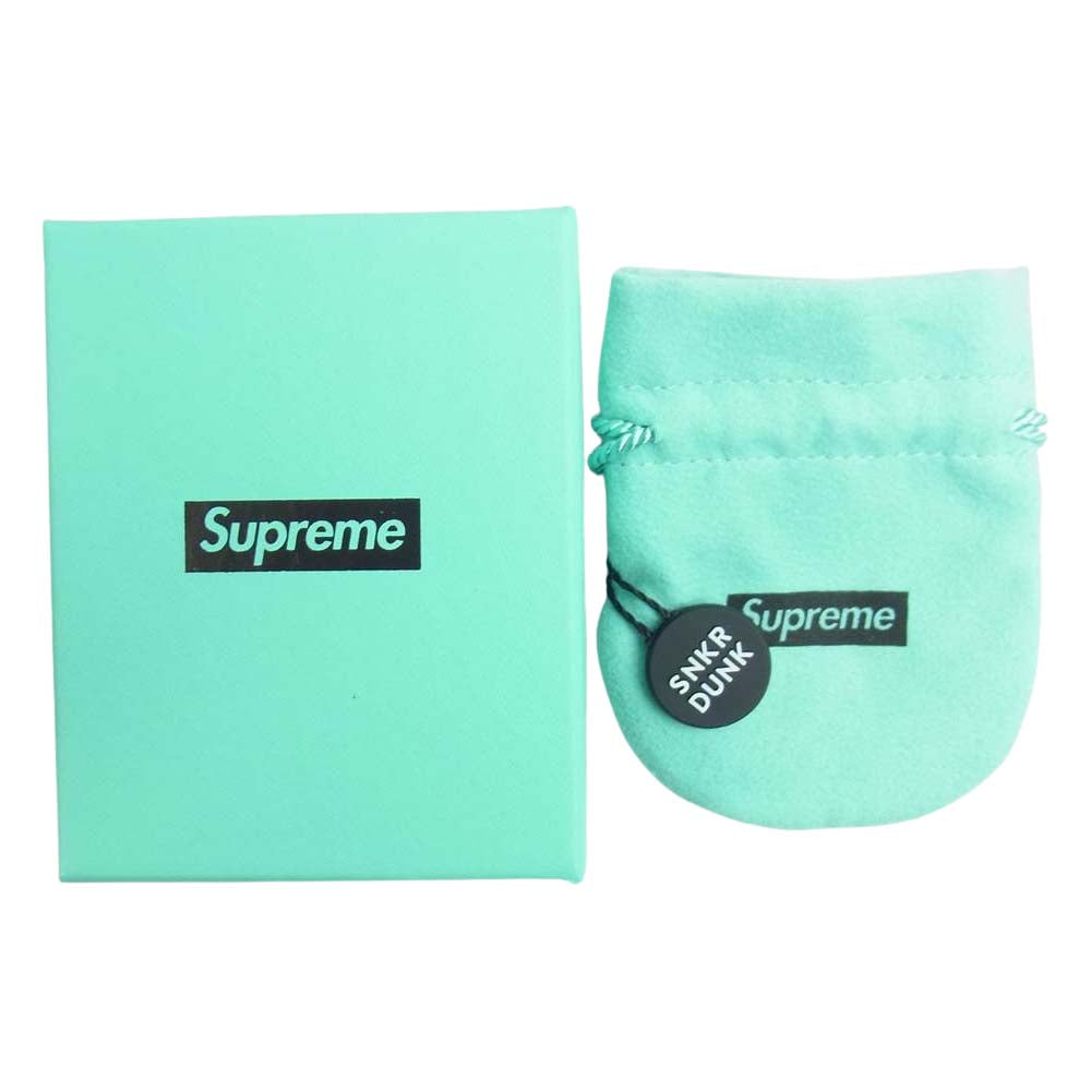 Supreme シュプリーム 21AW Tiffany & Co ティファニー Return to Tiffany Heart Tag Stud Earrings ハート イヤリング シルバー系【中古】
