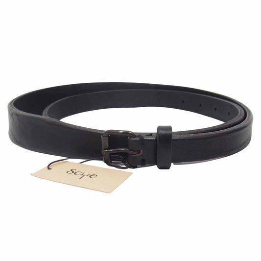 Scye サイ 3318-31301 Cow Shoulder Belt カウレザー ベルト ダークブラウン系  0【新古品】【未使用】【中古】