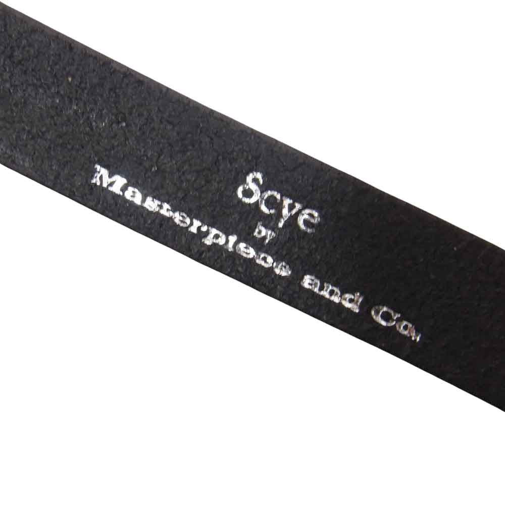 Scye サイ 3318-31301 Cow Shoulder Belt カウレザー ベルト ダークブラウン系  0【新古品】【未使用】【中古】