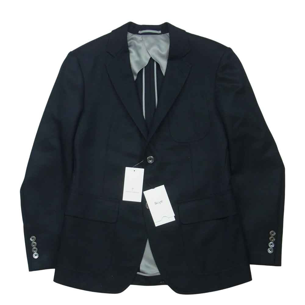 Scye サイ 5119-41530 Silk Wool Oxford 2Botton Blazer シルク混 ウール 2B ブレザー ジャケット ダークネイビー系 36【新古品】【未使用】【中古】
