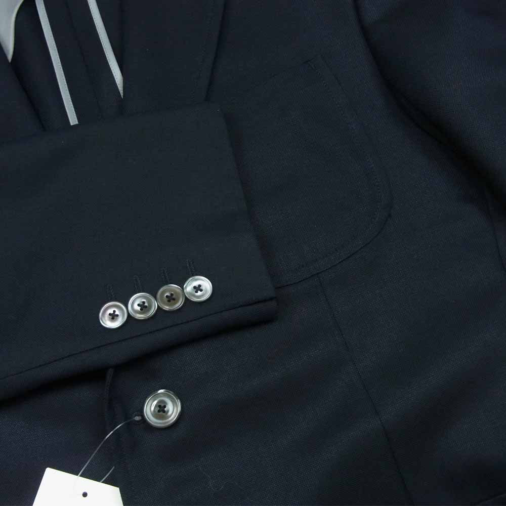 Scye サイ 5119-41530 Silk Wool Oxford 2Botton Blazer シルク混 ウール 2B ブレザー ジャケット ダークネイビー系 36【新古品】【未使用】【中古】