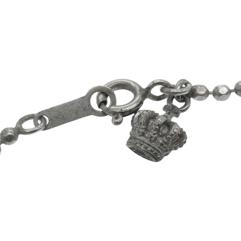 Justin Davis ジャスティンデイビス SNJ580 HEART'N'SKULL ハート スカル ネックレス シルバー系【中古】