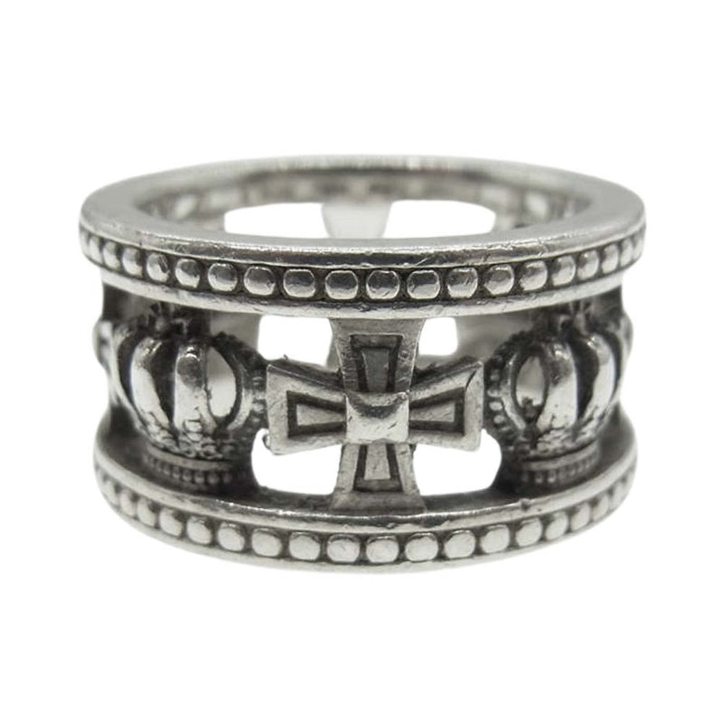 Justin Davis ジャスティンデイビス SRJ175 Medieval wedding band ring メディバル ウェディングバンド リング シルバー系 9.5号【中古】