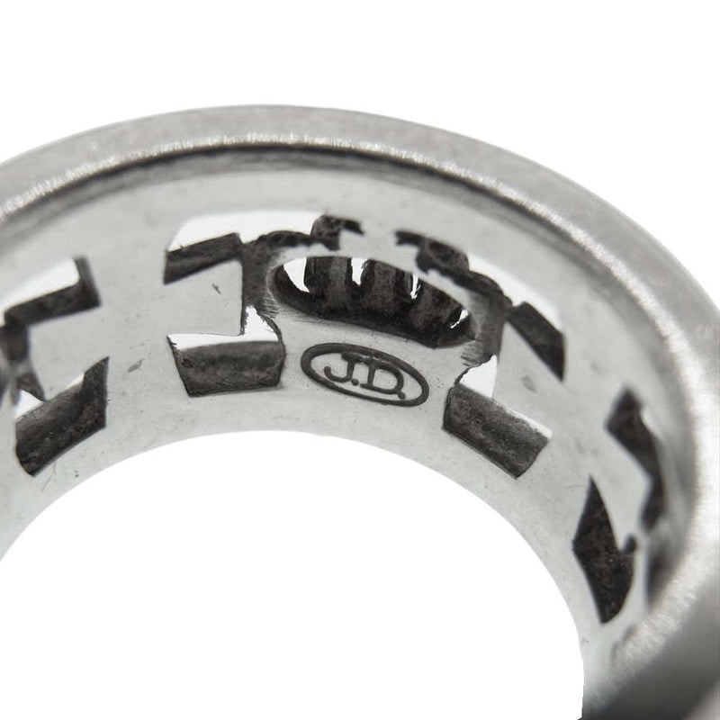 Justin Davis ジャスティンデイビス SRJ175 Medieval wedding band ring メディバル ウェディングバンド リング シルバー系 9.5号【中古】