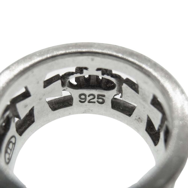 Justin Davis ジャスティンデイビス SRJ175 Medieval wedding band ring メディバル ウェディングバンド リング シルバー系 9.5号【中古】